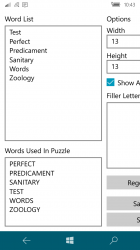 Screenshot 5 Word Search Generator UWP windows