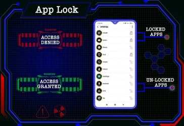 Captura de Pantalla 6 Classy Launcher - App lock, Hitech Wallpaper android