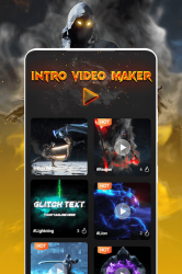 Captura 11 Gaming Intro Maker - Glitch, Logo, Text Animation android
