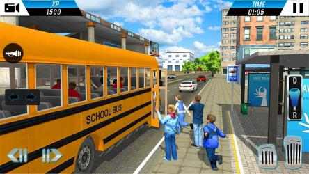 Captura 2 Escuela Autobús Transporte Conductor 2019 - School android