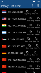 Screenshot 1 Proxy List Free windows