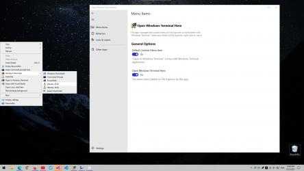 Screenshot 1 Open Terminal Here for File Explorer windows