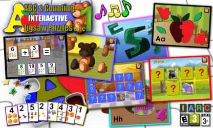 Captura de Pantalla 5 ABC de los niños y contar Jigsaw Puzzle juego - enseña el alfabeto y la aritmética windows