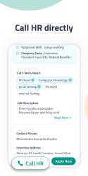 Captura 8 Free Job Search App in Delhi NCR, Mumbai - Job Hai android