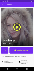 Screenshot 2 TransFable — Transgender & Crossdresser Dating android