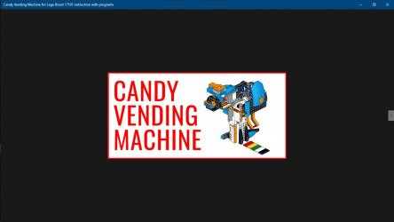 Imágen 1 Candy Vending Machine for Lego Boost 17101 instruction with programs windows