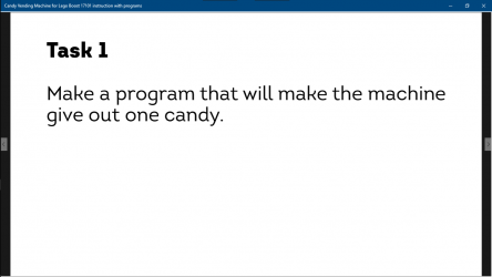 Screenshot 4 Candy Vending Machine for Lego Boost 17101 instruction with programs windows