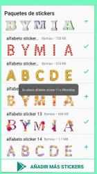 Captura de Pantalla 6 Sticker del Alfabeto para WhatsApp - WAStickerApps android
