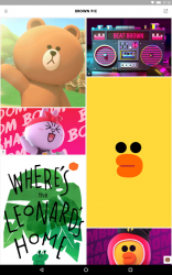 Screenshot 6 LINE FRIENDS - characters / backgrounds / GIFs android