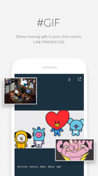 Captura de Pantalla 4 LINE FRIENDS - characters / backgrounds / GIFs android