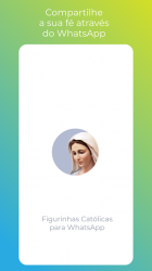 Captura de Pantalla 2 Stickers Católicos para WhatsApp android