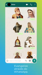 Screenshot 9 Stickers Católicos para WhatsApp android