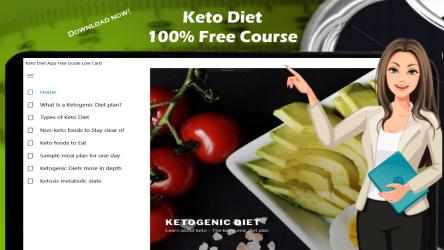 Captura 3 Keto Diet App Free Guide - Low Carb Ketogenic Diet windows