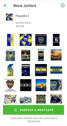 Screenshot 3 Stickers de Boca Juniors android