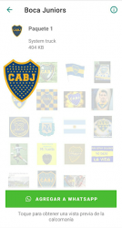 Captura de Pantalla 8 Stickers de Boca Juniors android