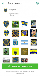 Captura 6 Stickers de Boca Juniors android