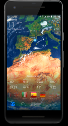 Captura de Pantalla 10 3D EARTH PRO - local weather forecast & rain radar android