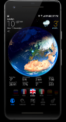 Captura de Pantalla 14 3D EARTH PRO - local weather forecast & rain radar android