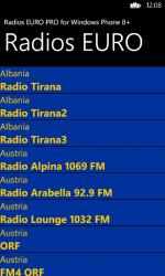 Screenshot 1 Radios Euro PRO windows