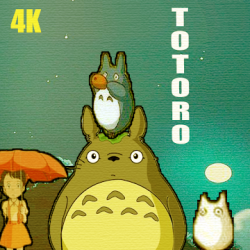 Screenshot 1 Totoro Anime Wall 4K android