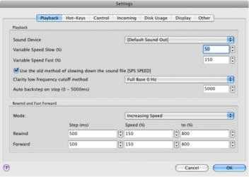 Captura de Pantalla 4 Express Scribe Professional for Mac mac