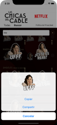 Screenshot 7 Stickers Las Chicas del Cable iphone