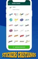 Screenshot 10 Stickers Cristianos para WhatsAPP android