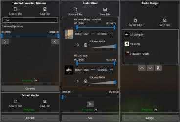 Capture 2 Super Sound : Edit Music & Audio windows