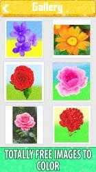 Capture 8 Flowers Glitter Pixel Art Color by Number - Mandala Sandbox Coloring windows