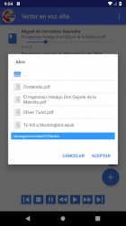 Screenshot 4 Lector en voz alta en español android