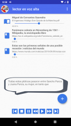 Captura de Pantalla 3 Lector en voz alta en español android