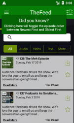 Screenshot 3 The Feed - Libsyn Podcasting android