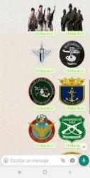 Screenshot 3 Stickers Militares android