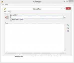 Capture 2 PDF Shaper windows