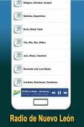 Screenshot 8 Radio Nuevo Leon - Radios de Monterrey android