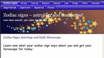 Screenshot 4 Zodiac Signs and Horoscope windows