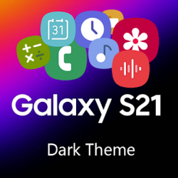 Screenshot 1 Galaxy S21 Dark Theme for Huawei android