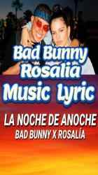Capture 2 Bad Bunny Rosalia - La Noche De Anoche android