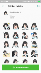 Image 3 Kawaii Anime Stickers  for WhatsApp android