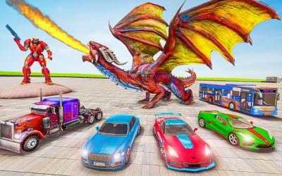 Imágen 9 Juego de coche robot dragón android