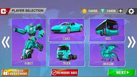 Screenshot 8 Juego de coche robot dragón android