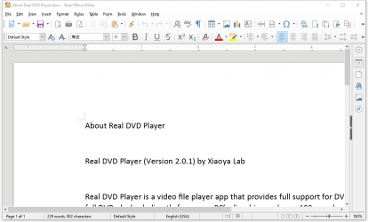 Captura de Pantalla 2 DOCX, XLSX, PPTX, PAGES, ODT, ODS, ODP - Real Office: Free Word, Slide, Spreadsheet & PDF Editor, Word to PDF windows