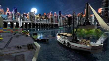 Captura 4 Simulador de barco de pesca: Juegos de barco android