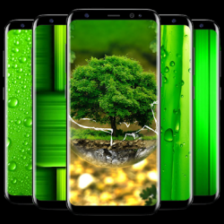Screenshot 1 HD Nuevo fondo de pantalla verde android