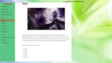 Captura de Pantalla 5 Guide League of Legends windows