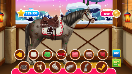 Screenshot 3 Santa Horse Caring android