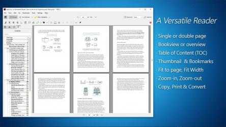 Captura de Pantalla 2 PDF A - Reader and Editor windows