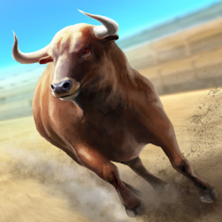 Captura de Pantalla 1 Spanish Bull Fight 3D - Runner With Animals android