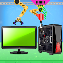 Captura de Pantalla 1 Computer maker factory: juego de construcción android
