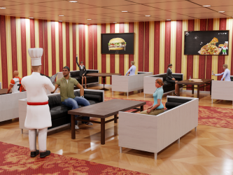 Captura de Pantalla 3 Virtual Chef Restaurant Manager - Juegos de cocina android